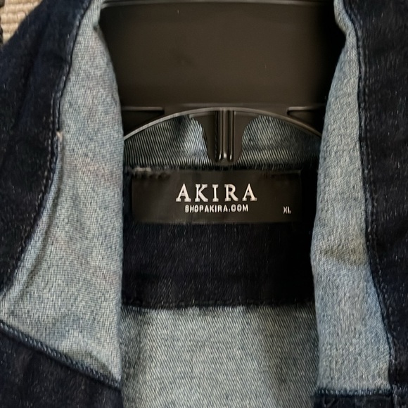 Akira maxi dark denim dress. - Picture 5 of 5